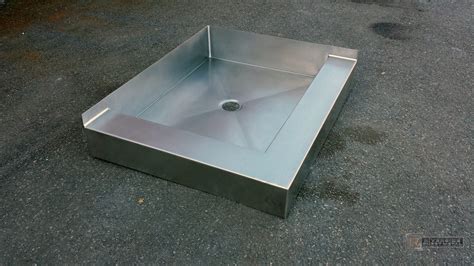 custom metal shower base fabrication|custom shower bases near me.